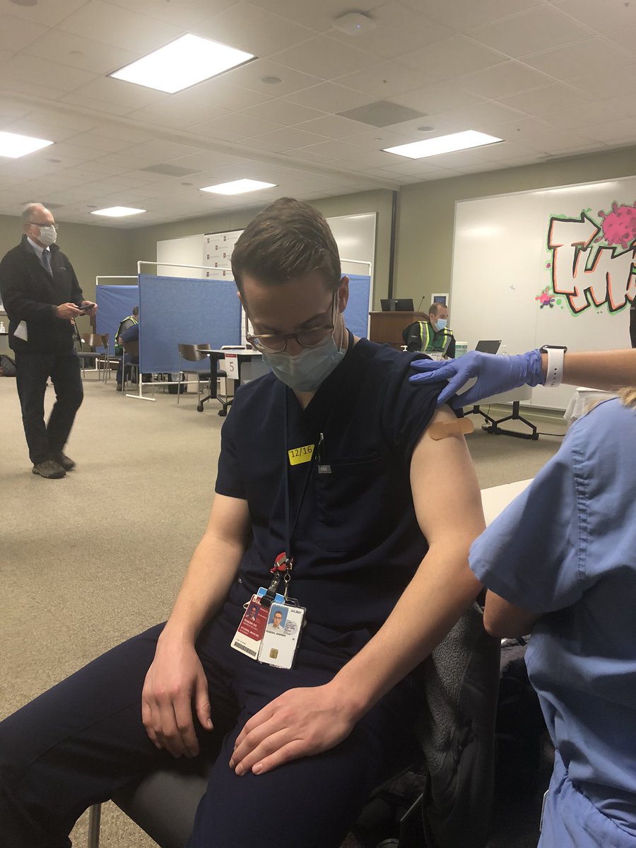 Andrew M. Peseski, DO (@andrewpeseski) on Twitter photo What a monumental time for the science community. Incredibly proud and emotional to say I have received my COVID-19 vaccine. #Pfizervaccine <a href="/IUIntMed/">Indiana University Internal Medicine</a> What a monumental time for the science community. Incredibly proud and emotional to say I have received my COVID-19 vaccine. #Pfizervaccine <a href="/IUIntMed/">Indiana University Internal Medicine</a>