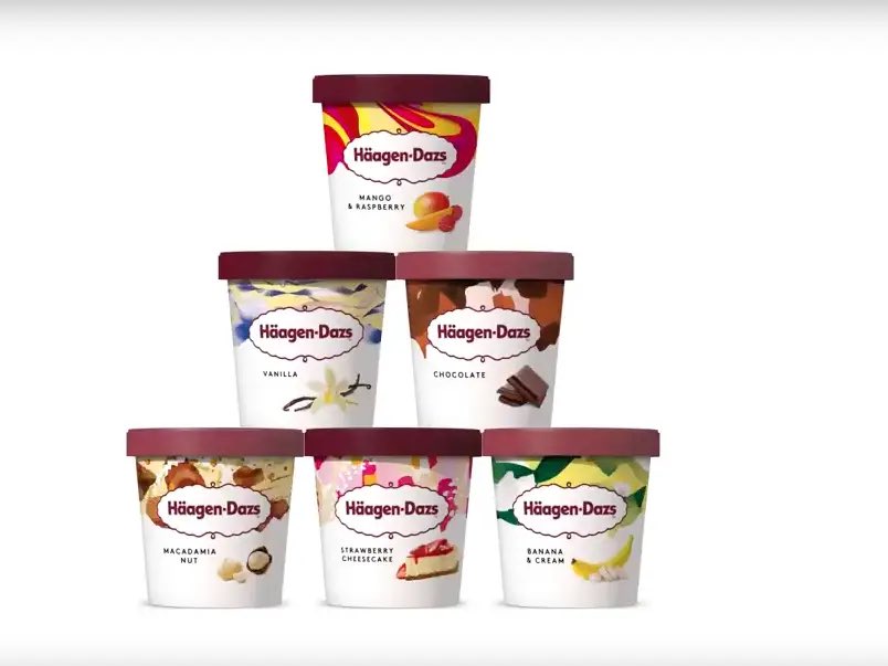 Häagen-Dazs, my favorite brand of ice cream, got their name from pure marketing. Apparently, the creators wanted the name “to convey an aura of old-world craftsmanship”. The name is meant to sound Danish, but it’s not and doesn’t mean anything in Danish. Still my fav 
