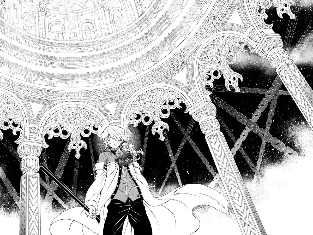 I also like a lot PH's art style despite having some gripes with the backgrounds and the panelling, it's unique and aesthetically pleasant; and in the last volumes Jun goes really hard with each page, not only the spreads (which are really good since the beginning).