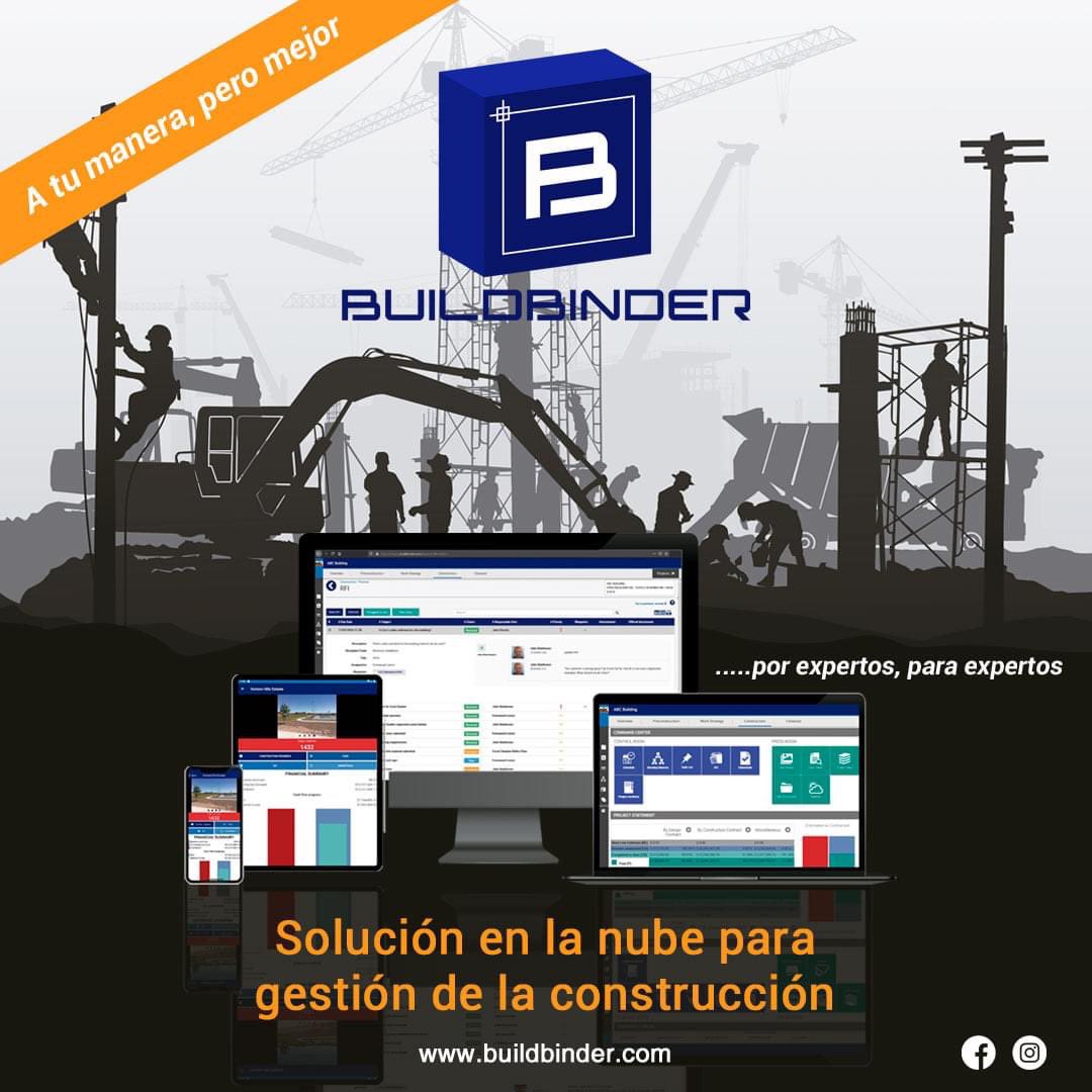 BuildBinder's tweet image. Te presentamos 𝐁𝐮𝐢𝐥𝐝𝐁𝐢𝐧𝐝𝐞𝐫, ( buildbinder.com ) la solución de colaboración en la nube para la gestión de información y procesos de construcción, desde su planeación hasta la entrega final y cierre administrativo. 
Crea tu suscripción (desktop.buildbinder.com/basenet/signup…)