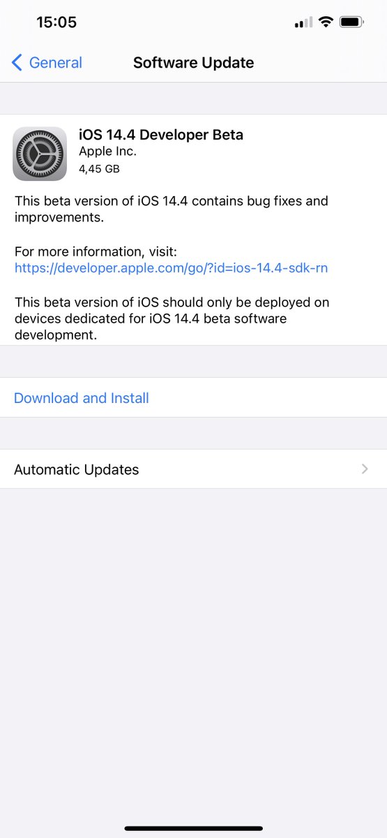 9to5mac's tweet image. Update: iOS 14.4 developer beta 1 is now available 9to5mac.com/2020/12/16/ios…