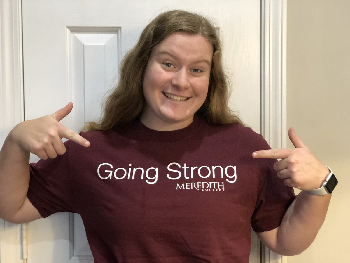 rheburden's tweet photo. Excited to announce that I will be continuing both my academic and athletic career at Meredith College! Can’t wait to see what the next 4 years will bring!! @MCSBAngels @ScavoneK @PantherCreekSB @living9strong @JillSmedley @MeredithCollege https://t.co/H5zf0sziVS