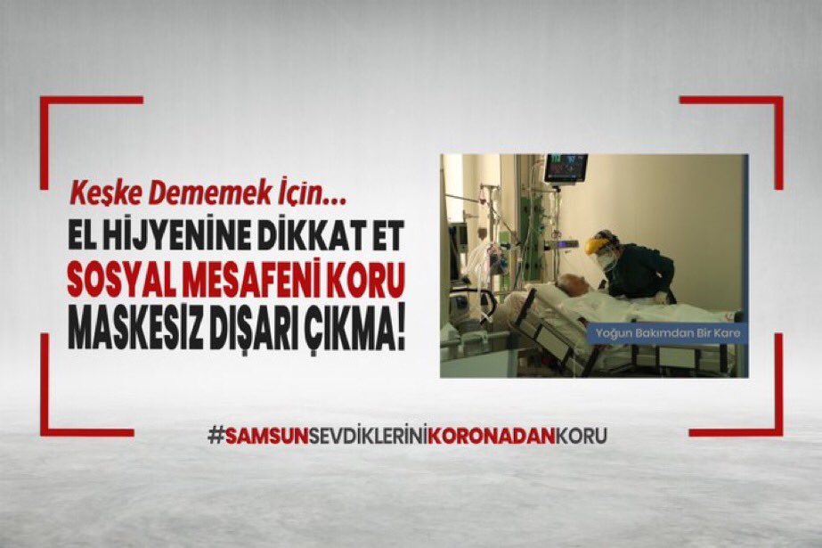 CarsambaNene's tweet photo. #SamsunSevdikleriniKoronadanKoru @TCSamsunValilik @saglikbakanligi @drfahrettinkoca @samsunmem @CoskunESEN57 https://t.co/z8rmEcYTla
