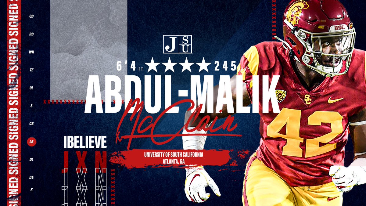 gojsutigersfb's tweet photo. Abdul-Malik McClain, an athletic, relentless and coachable student-athlete, welcome to Thee I Love Jackson State University!

#IBelieveJSU21 x #BleedTheeBlue x #NSD21 https://t.co/4tliUKvsHA