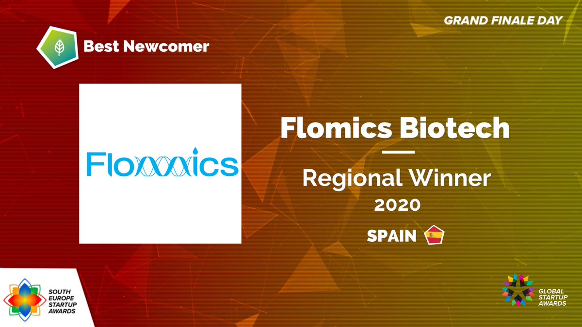 AND THE WINNER OF BEST NEWCOMER IS… <a href="/Flomicsbiotech/">Flomics</a> from Spain 🎉

A big round of applause for our #SESA2020 winner and a Global Finalist 2021 in #GSA 😍👏