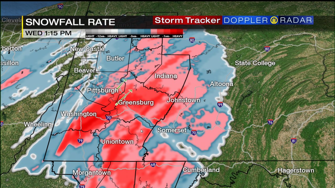Snow Covered Roads Map Stephen Cropper On Twitter: "Bands Of Heavy Snow Moving Through. Bright Red  Areas On This Map Could Be Snowfall Rates Of 1/2" To 1" Per Hour. Reduced  Visibility And Snow Covered Roads
