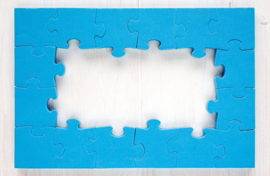 Beginning a Puzzle:You start with the 4 borders – unless you like doing it the hard way.Why? Border pieces are easier to identify and locate.Once you finalize the border you begin working from the outside in.Borders give you leverage, they get the ball rolling.