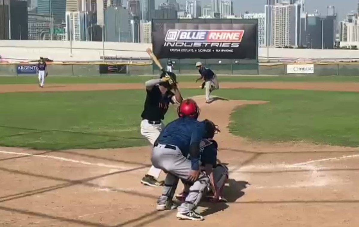 CSiedem's tweet photo. Jack Chapleski 2021 LHP/OF.  High Academic.  80-83 hits 84, more in tank  Command, run, good secondaries.  Good OFer, can play 1B, runs the bags well, high IQ.  MLB Scout- "can be effective starter right away D2/D3/NAIA, possibly D1 arm if JC". Will be IB 39.

High D3s let's go! https://t.co/LN34z9xeyP