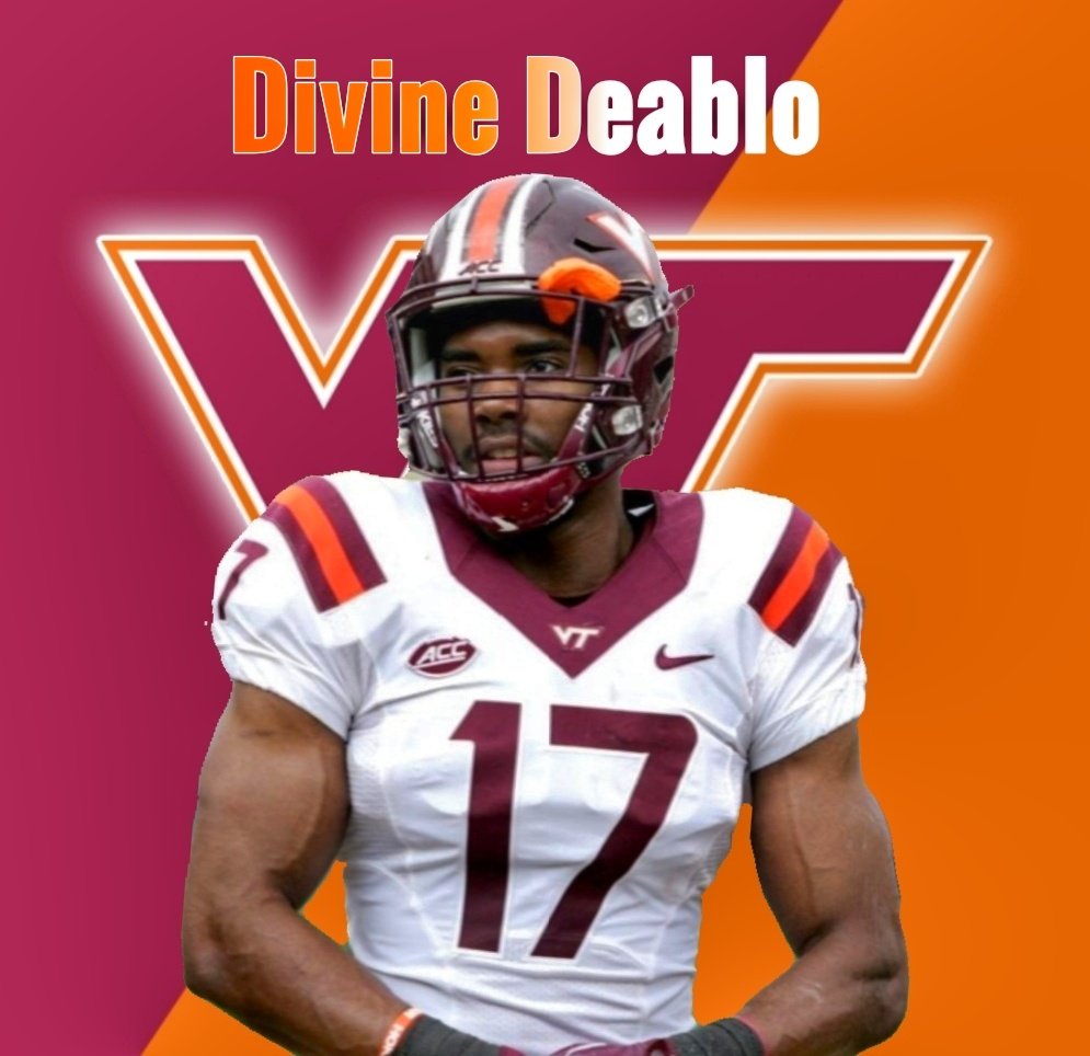 NCAAFNation247's tweet photo. Virginia Tech DB Divine Deablo will enter the 2021 #NFLDraft https://t.co/RodqDxqsKx