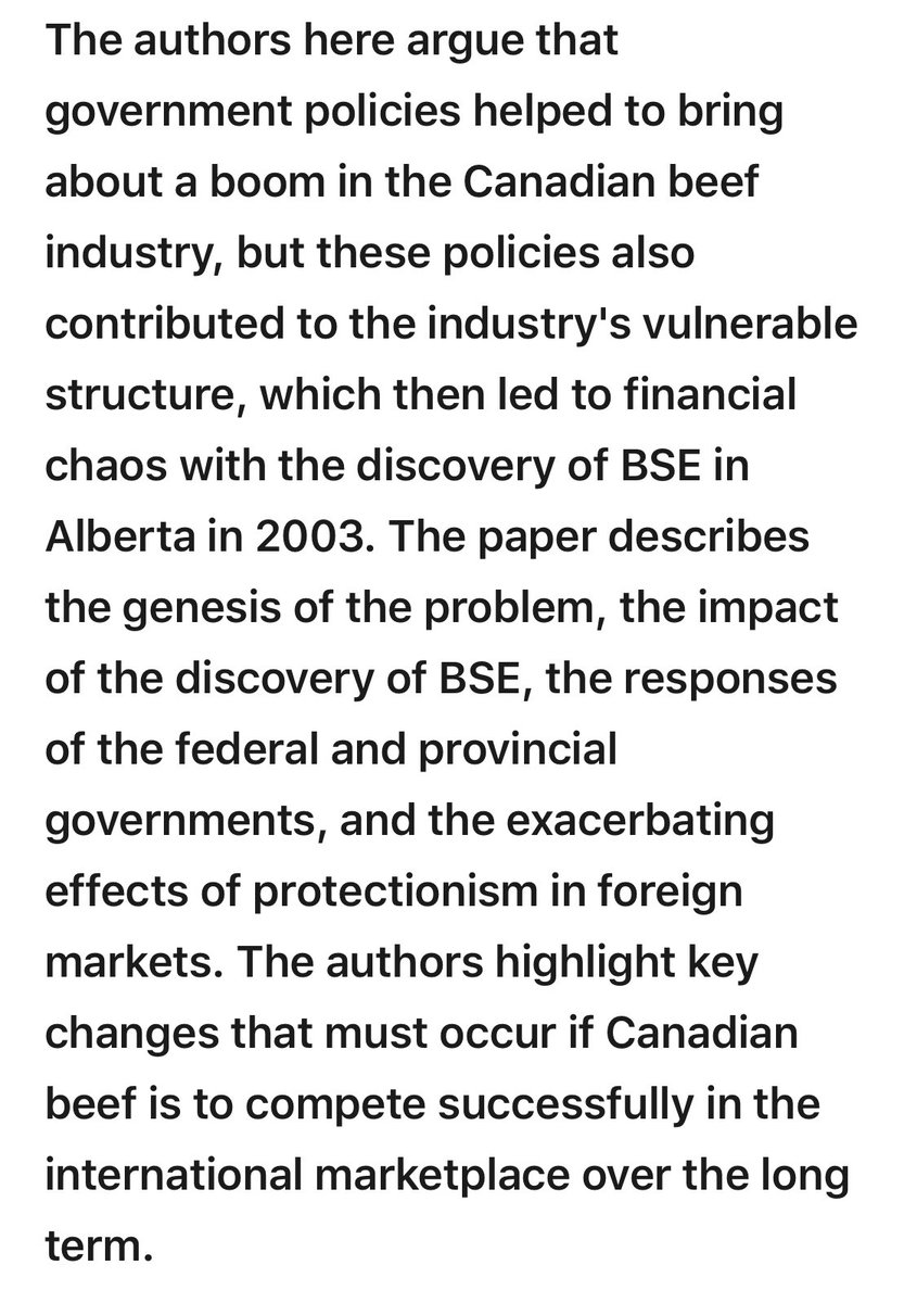 But North American beef industry went through similar trying times when BSE was found in Alberta in 2003.Protectionism is blamed for the devastating effect to Canadian beef industry. Not the use of diseased animal parts used in cattle feed. Marketing, not an actual health risk.