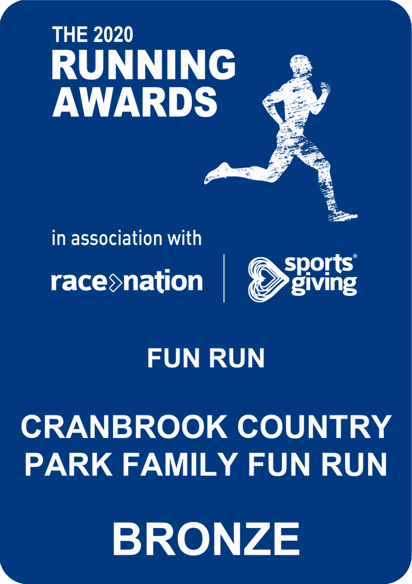 RunningAward's tweet photo. Well done to @ExeCollRunClub, as their Cranbrook Country Park Family Fun Run takes the bronze for Best Fun Run!  Watch the first and second episodes of the #TRA20 #Virtual Event here: https://t.co/hPkwb4jkmo https://t.co/qpfaS4D5QQ