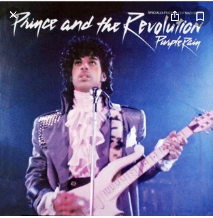 Prince is also known for the Revolution and Purple rain. Royalty and colour and this deception of the end go hand in hand