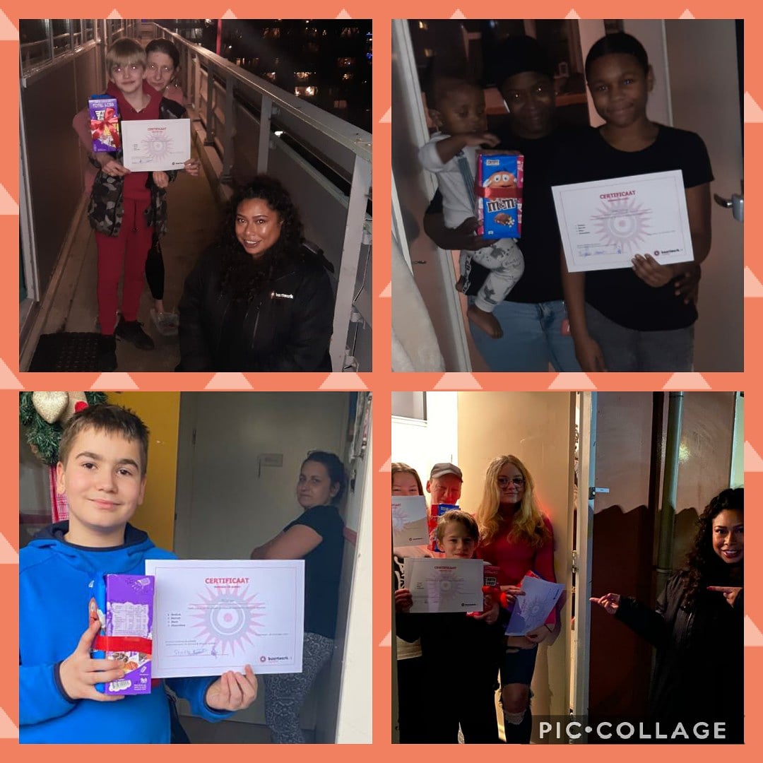 Wat zijn wij #trots op de jongeren uit #Buytenwegh en #Meerzicht. De jongeren hebben deelgenomen aan het #4Dproject. We hebben de certificaten langs gebracht bij de jongeren thuis. We hebben kennis mogen maken met hun ouders en hebben #positieve gesprekken gehad met hen.
