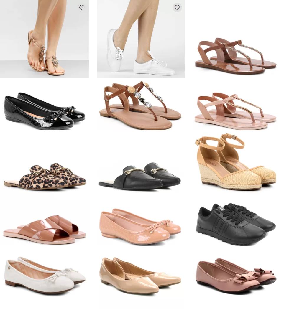 zattini 3 sapatilhas