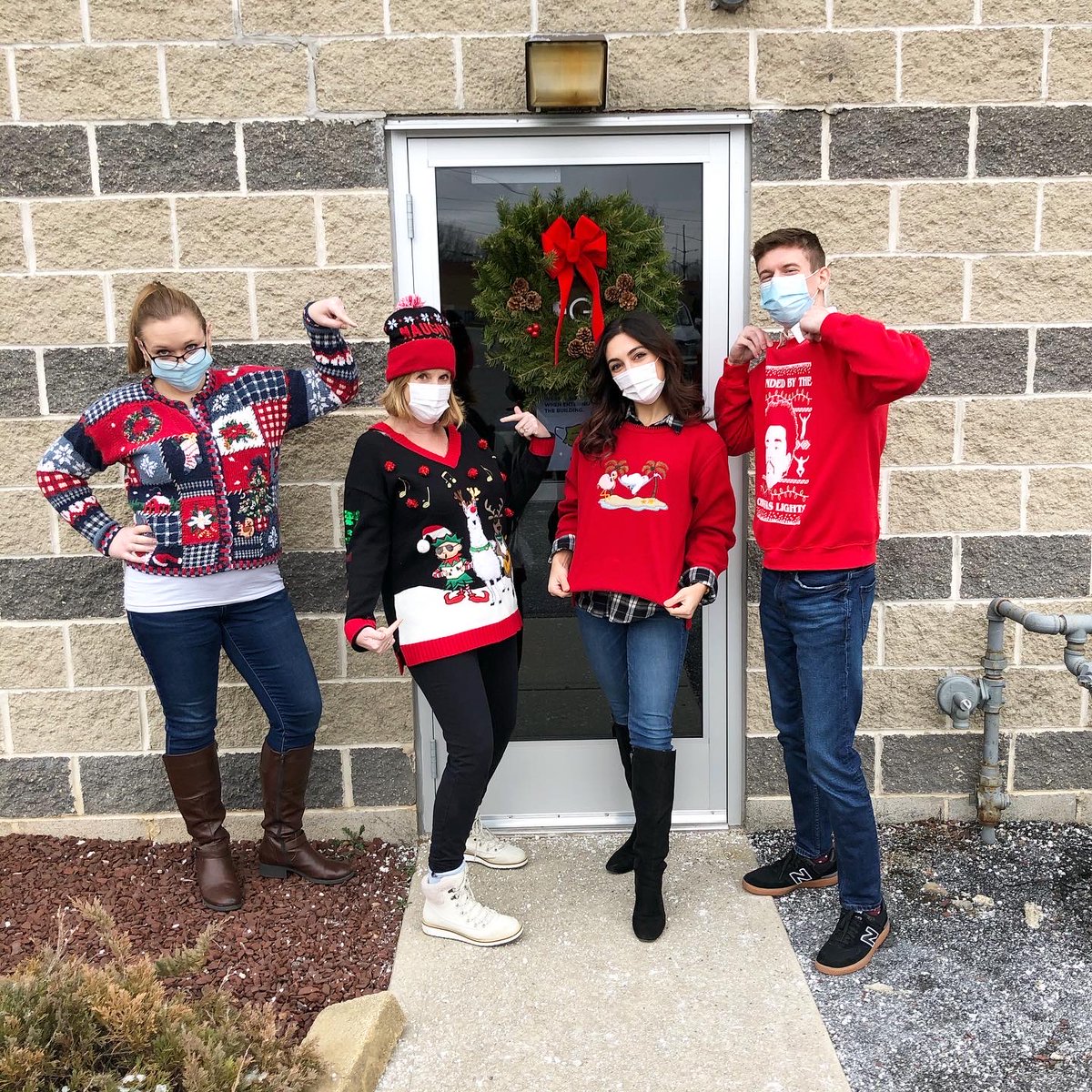 FirstGenCom's tweet photo. Who can fit National Ugly Christmas Sweater Day, National Cupcake Day, and holiday crafting celebrations all in the same week? We can 😎🎄☃️

#fgfamily #cupcakes #nationalcupcakeday #dessert #yum #chocolate #vanilla #santahat #christmasbaking #christmastree #snowman https://t.co/NtfKEs1vuE