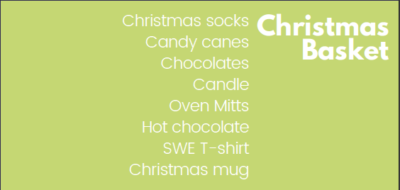 Our end of semester gift basket auction starts today! Bidding starts at $25, shipping's on us! Visit uswe.betterworld.org/auctions/usu-s… to bid. The auction ends at midnight on the 18th of December, don't miss out!