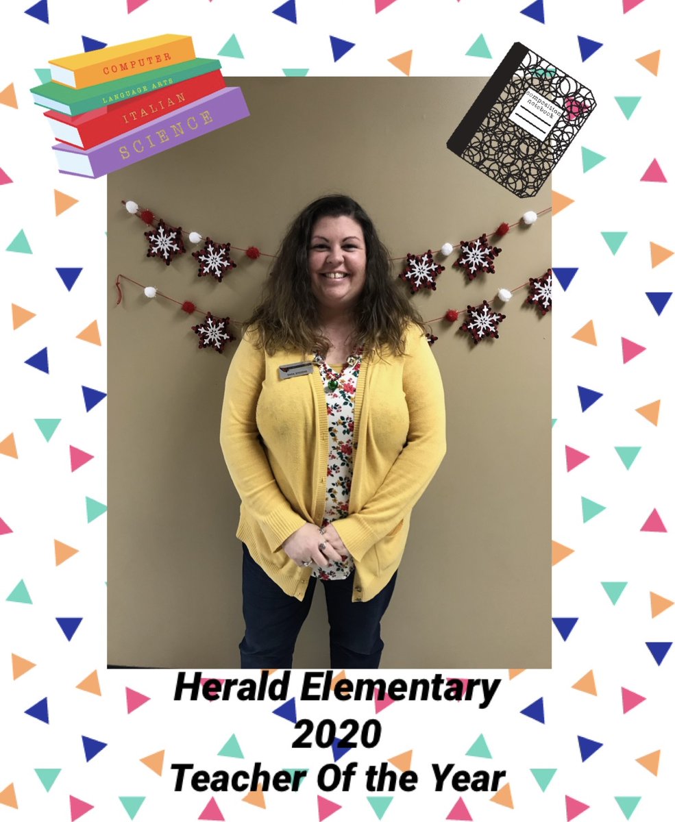 Herald2016's tweet photo. Way to go Mrs. Stevens for being named Herald Elementary Teacher Of The Year!! We are so proud of you! https://t.co/bbuO1kTbYU