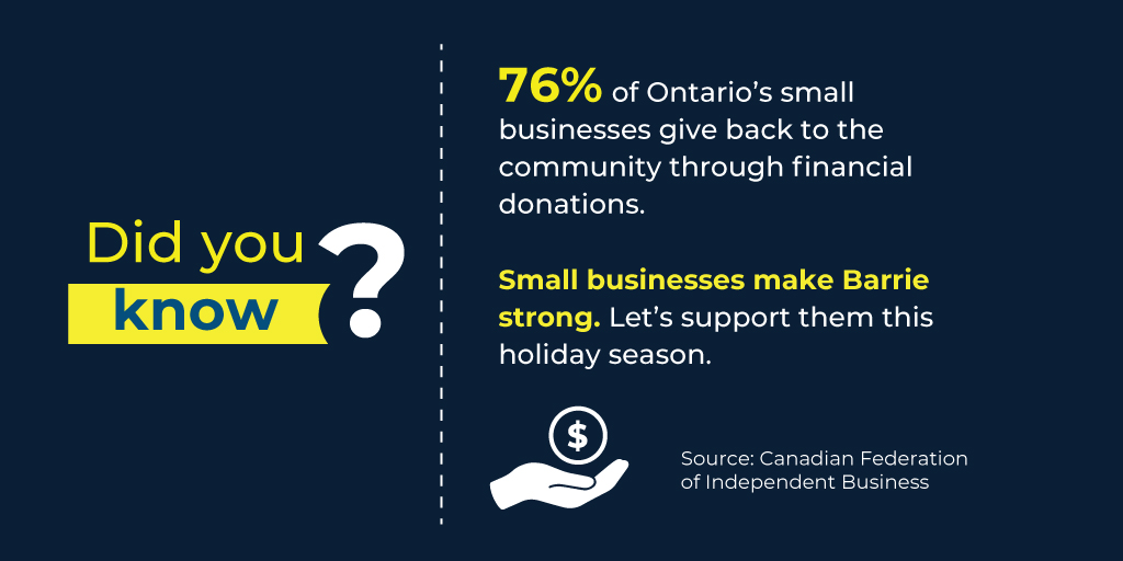 cityofbarrie's tweet photo. Now more than ever it's important to support local. Share your favourite places using #BarrieTogether &amp; visit https://t.co/ZeKW7aWQm6 for info on how you can support #Barrie businesses. https://t.co/xCKlUzhXsi
