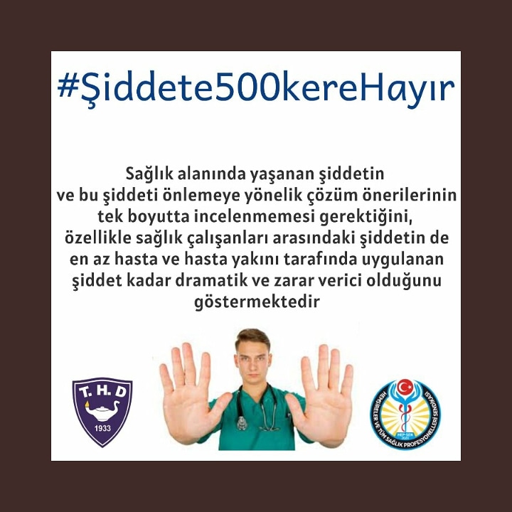#Siddete500kereHayır