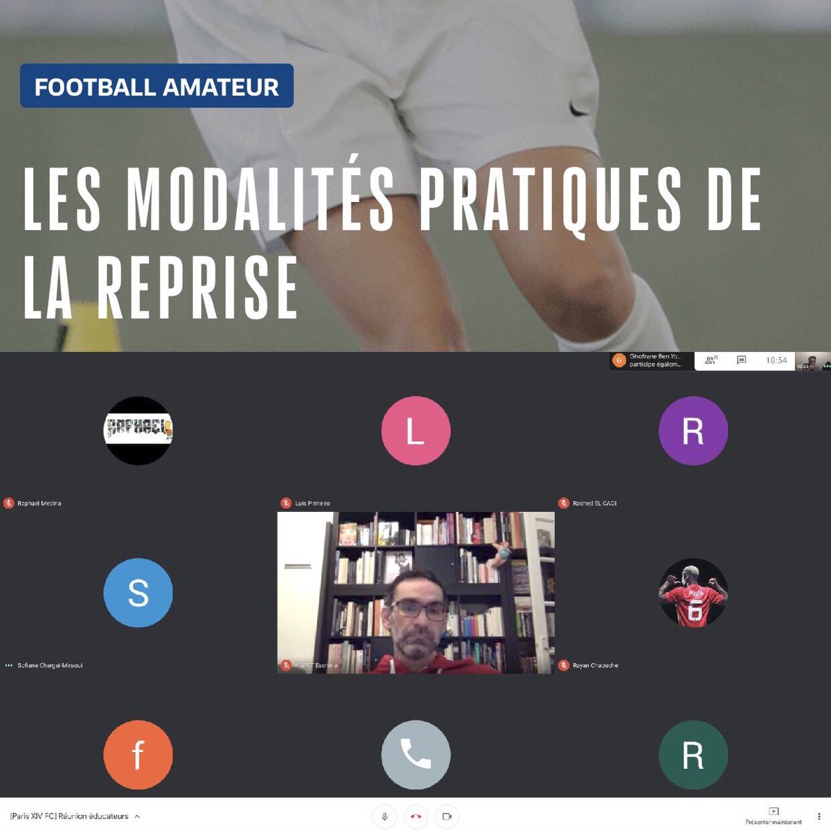 Paris_XIV_FC's tweet photo. RETOUR EN GYMNASES⚪️⚫️

Après avoir organisé une dernière réunion avec nos éducateurs pour préparer le retour des jeunes dans les gymnases ✔️

✅ Protocole sanitaire
✅ Contenu technique
✅ Visuels accueil et flux 

On est prêt 😁 

! Allez Paris XIV ! 

#Paris14 🦁 
#Futsal ⚽️ https://t.co/ZRfAE9mBvw