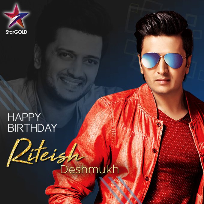 Happy 42nd Birthday to Indian Actor, Mr Riteish Deshmukh Ji. 