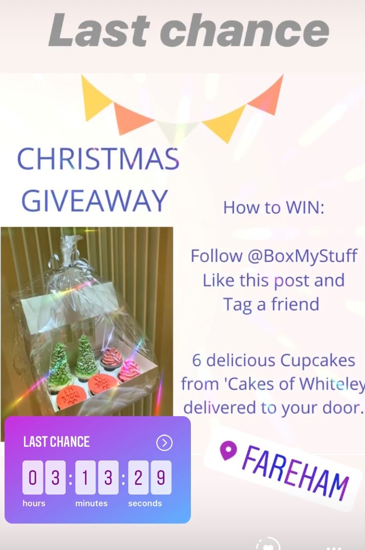 BoxMyStuff's tweet image. Last Chance ...

#giveaway #fareham #supportlocal #cupcakes