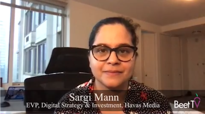 HavasMediaNA's tweet photo. In this video interview with @Beet_TV, @havasmediausa's EVP, Digital Strategy &amp; Investment, @SargiMann describes how retail brands can activate using first-party and other, #data. #MeaningfulMedia #HavasMediaUSA https://t.co/xaggqrXzl6 https://t.co/Sk6mrExb1Z