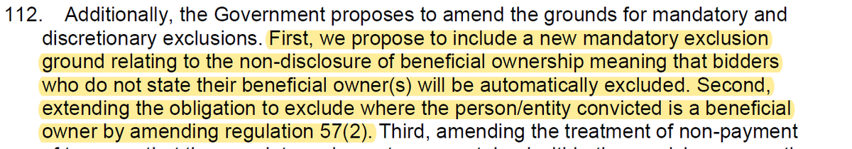 Here's what the abscence of Benefcial Ownership disclosure clause looks like. Pretty good (3/n)