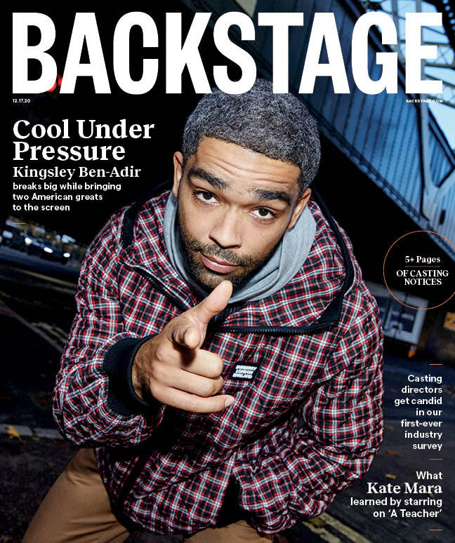 Backstage's tweet image. With #TheComeyRule + #OneNightInMiami Kingsley Ben-Adir is having a breakout year. In this week’s cover story the actor reflects on playing both President Barack Obama + Malcolm X, his meticulous process, and how he’s dreamt of this moment. bit.ly/387ILG4