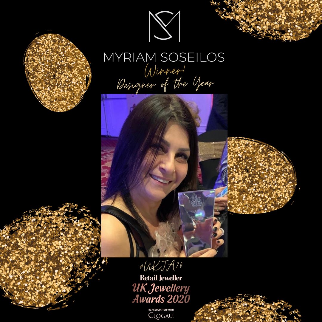 MyriamSOSLondon's tweet photo. 🏆 UKJA 2020: We are delighted to have won Designer of the Year at @retailjeweller’s @UKJAwards 2020 in association with @Clogau!

👏 Congratulations to all of the other finalists.

#ukja20 https://t.co/4hcpzjgX1s