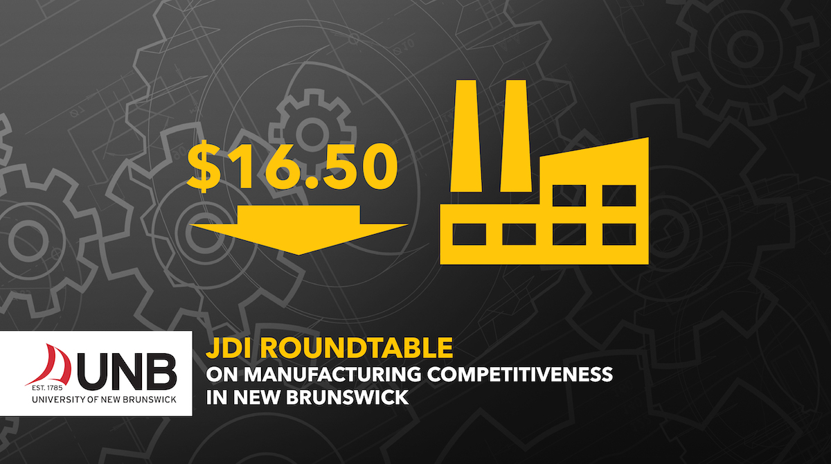 JDIRoundtable's tweet image. In 2018, New Brunswick’s manufacturing productivity was below the national average by $16.50 per labour hour (source: BoostNB). Raising productivity will improve the competitiveness of our manufacturers. More: loom.ly/HMpYCc8

#ManufacturingDrivesNB #ManufacturingIndustry