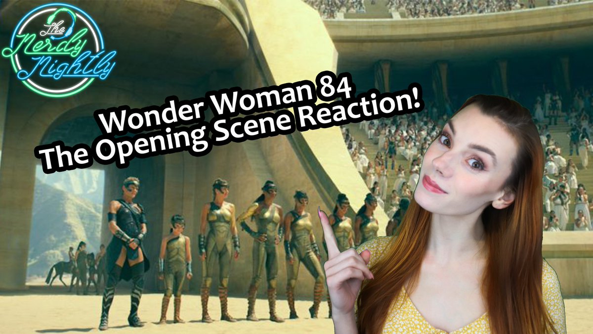 NerdyNightly's tweet image. Watch our reaction to the opening of #WW84
Live on the #youtube channel NOW

youtu.be/E1PDYo3hpiE

#WonderWoman1984 #reacting #reactvideo #youtubecontent #YouTuber #YouTubersReact #twitchstream #twitchtv #twitchstreamer #dcuniverse