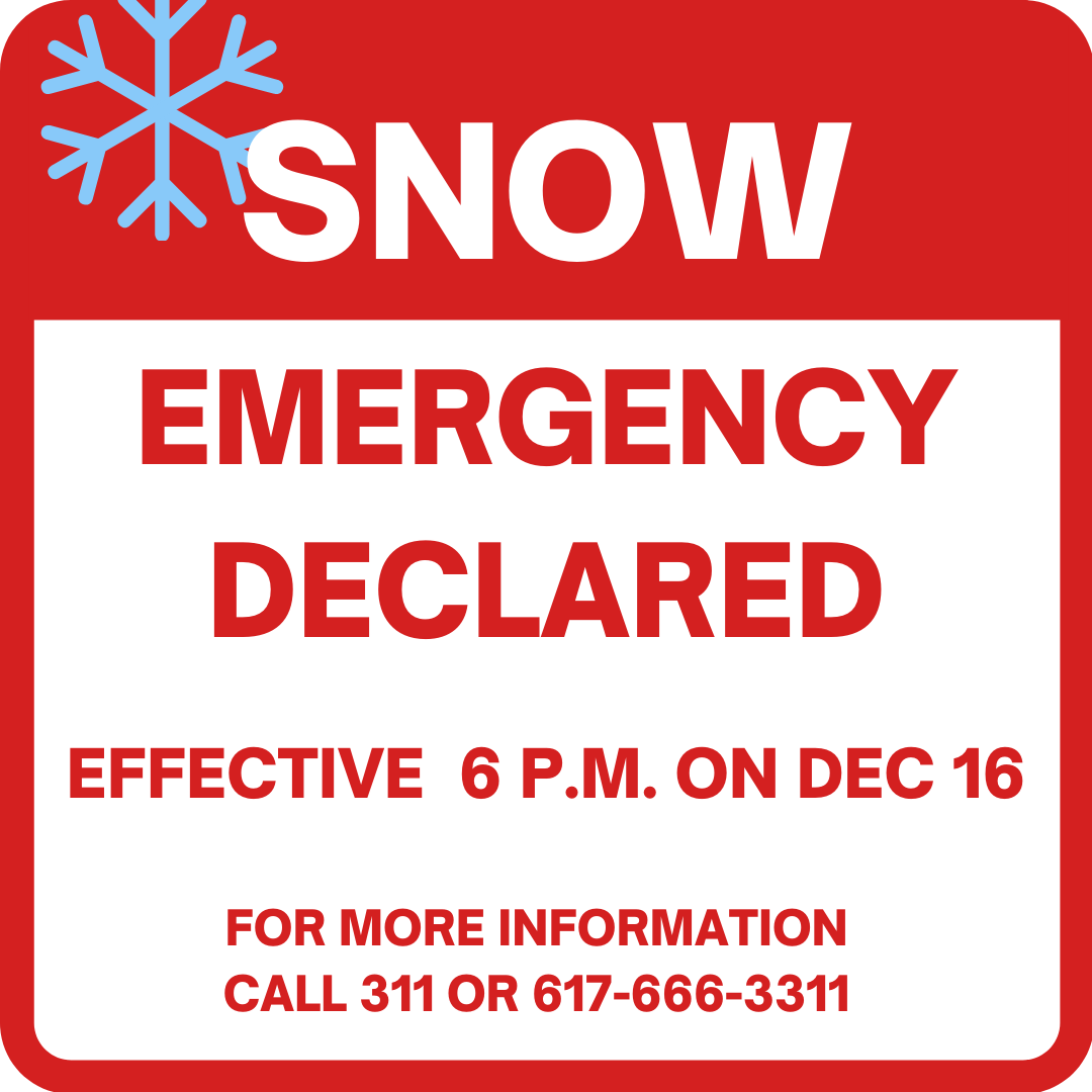 311Somerville's tweet image. ❄️Somerville has declared a snow emergency effective 6pm tonight (Dec 16); cars have until 10pm to park on the EVEN side (unless street signs say otherwise). See details: somervillema.gov/Dec16SnowEmerg… or call 311 (617-666-3311).