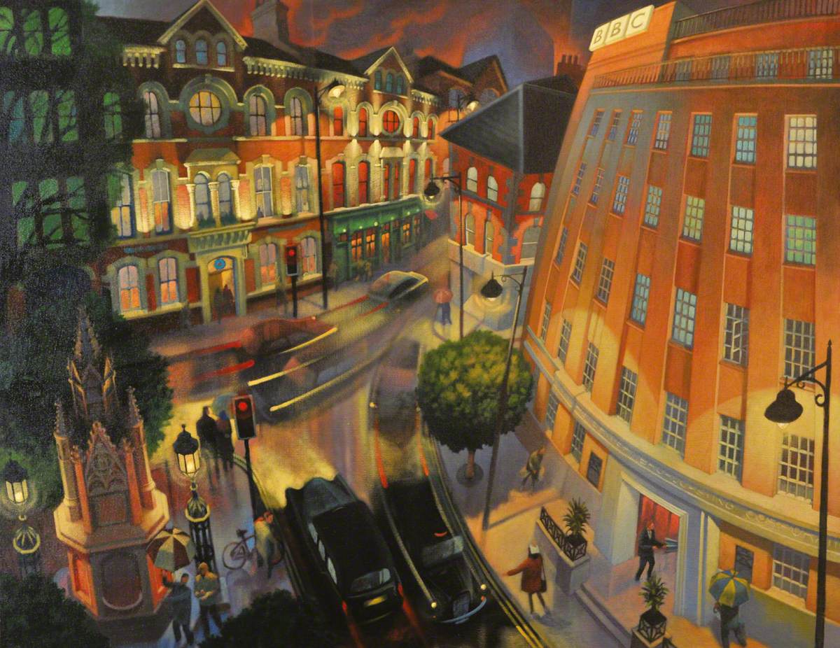 Broadcasting House at Night, Jonathan McHugh.