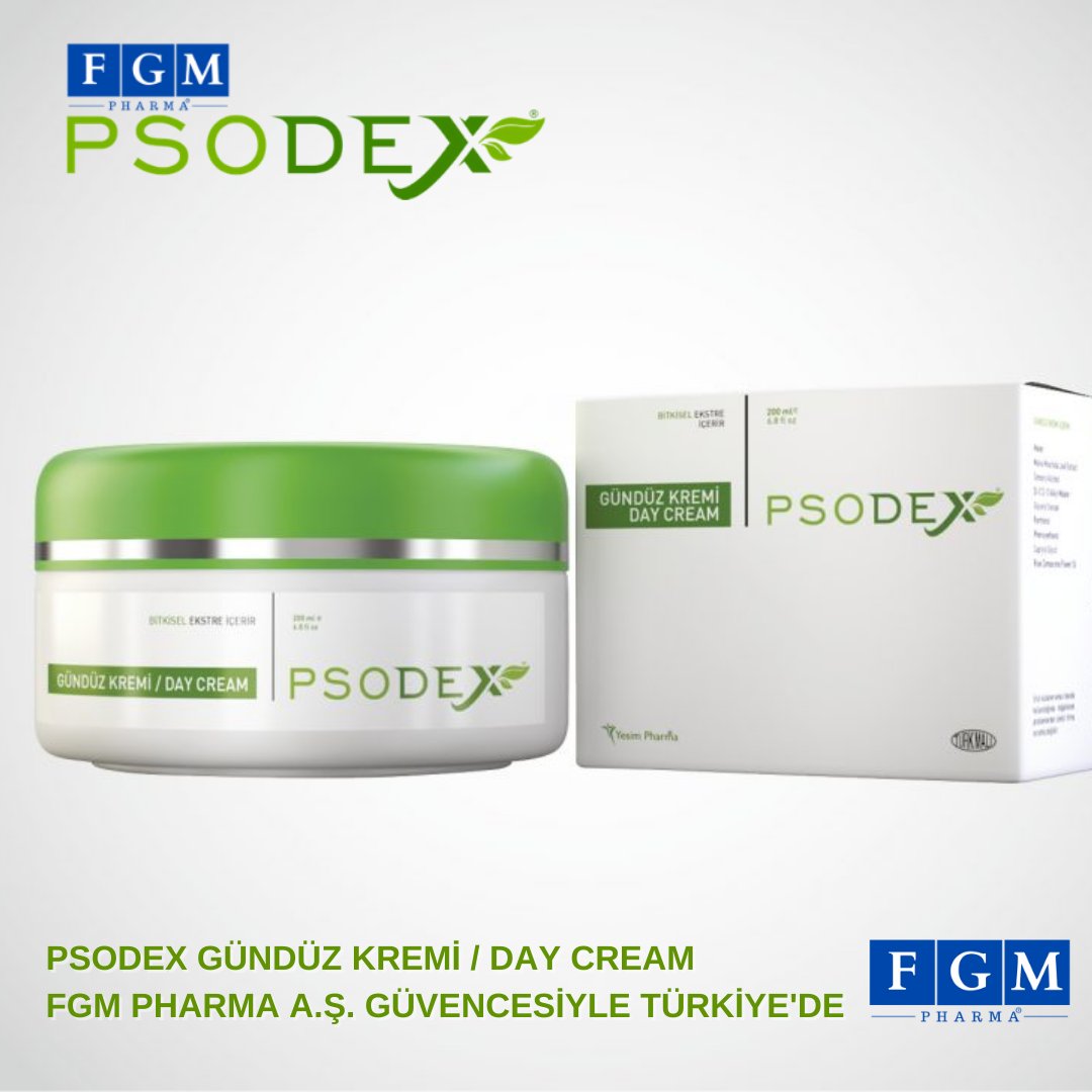 Psodex Gündüz Bakım Kremi / Day Cream, FGM Pharma A. Ş. güvencesiyle Türkiye'de @psodexofficial 

#Psodex #FGMPharma #SağlıkveGüzellik #PsodexTürkiye #PsodexOfficial