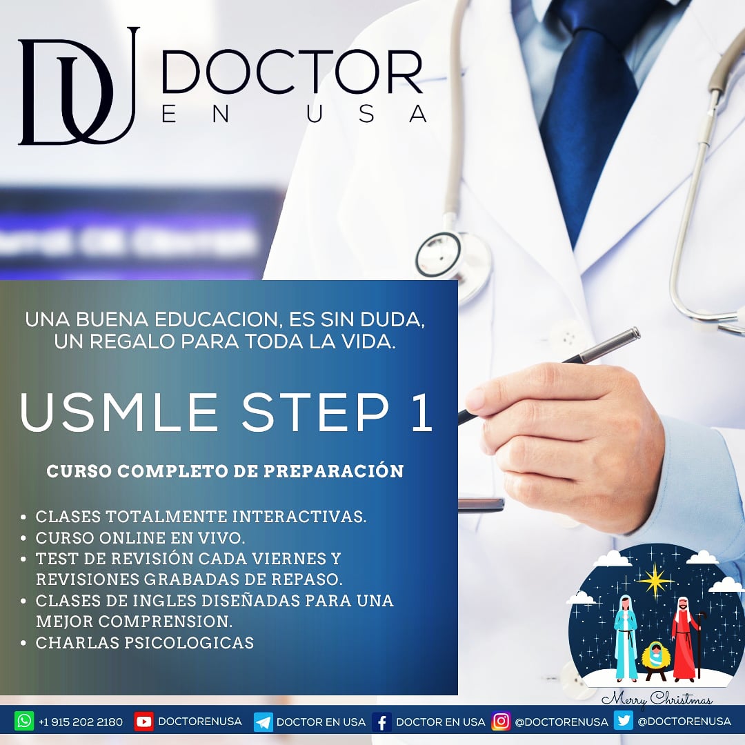 doctorenusa's tweet image. CON #DOCTORENUSA 👩🏼‍⚕️👨‍⚕️

youtu.be/EoZqIn25vDE

Prepara tu:

🔥USMLE STEP 1🔥

Para que logres tu proyecto de
ser medico en los Estados Unidos.🇺🇸

Con el unico curso en el mercado 
para medicos hispanohablantes

comunicate: 

whatsApp +1 915 202 2180
.
.
.
.
.
#medical #step123