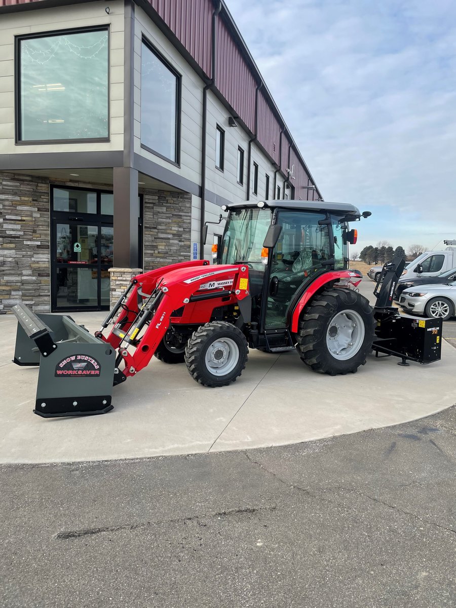 EdneyCo's tweet photo. We spy some @Worksaver_Inc #snowpushers on display! Check them out at Lodermeier's Inc. in Goodhue, MN!

For more info about Worksaver's range of snow removal and land management attachments: https://t.co/MzM2CqulIq

#snowpusher #snowremoval #snow #tractor #attachments https://t.co/ssI60NdBCu