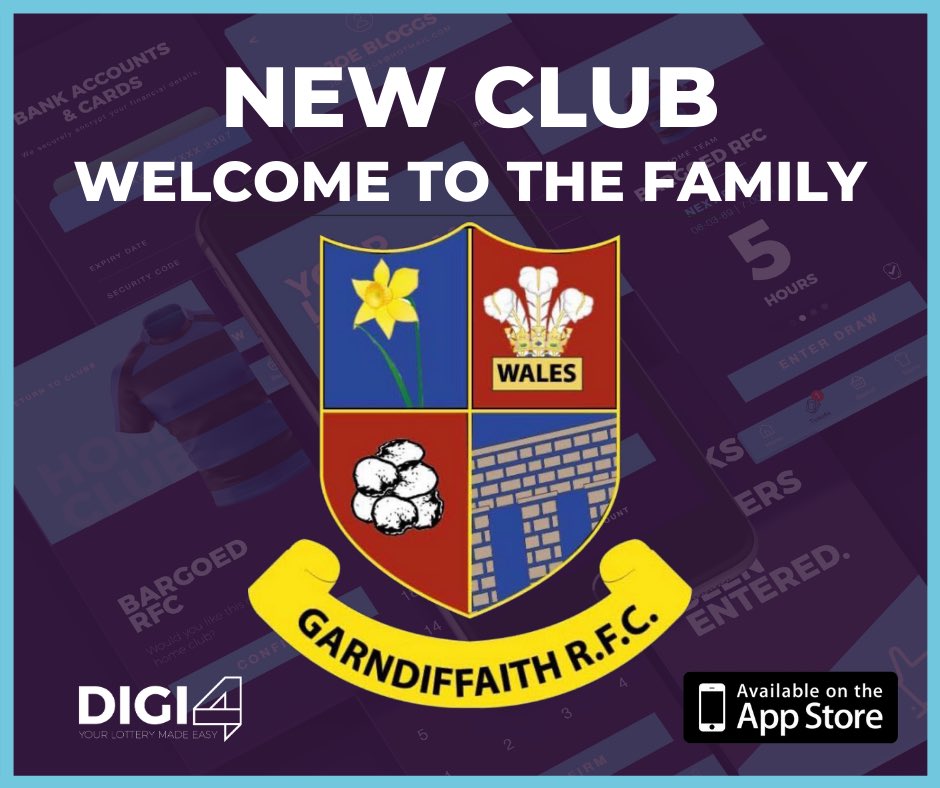 We are pleased to announce our newest club to join the team. Welcome <a href="/garndiffaithrfc/">Garndiffaith RFC</a>