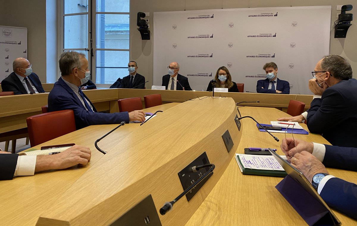 sophieprimas's tweet photo. @senat #commEco audition particulièrement brillante du Président Directeur Général d @airliquidegroup Benoit Potier pour évoquer le rôle de l Hydrogène dans la transition énergétique. « L important est de garder les éléments importants de la chaine de valeur en Europe » https://t.co/rRfPPzCzL8