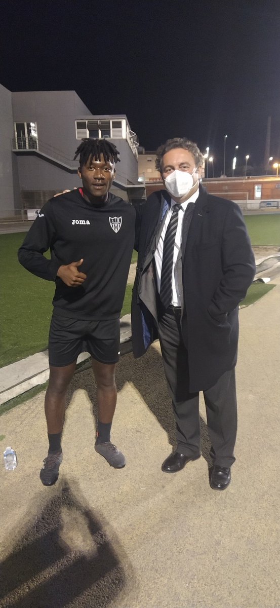 //FICHAJE//

Estamos felices de anunciar la llegada de un nuevo jugador! Moussa Ismael se incorpora a nuestra filas.

Delantero rápido, agresivo y luchador con experiencia en la categoría en equipos como <a href="/FCC_Cantera/">FC Cartagena Cantera 🏳️🏴</a>, <a href="/aguilas_fc/">Águilas F.C.</a>  o <a href="/SFCMinerva2/">SFC Minerva</a> que llega para reforzar el ataque.