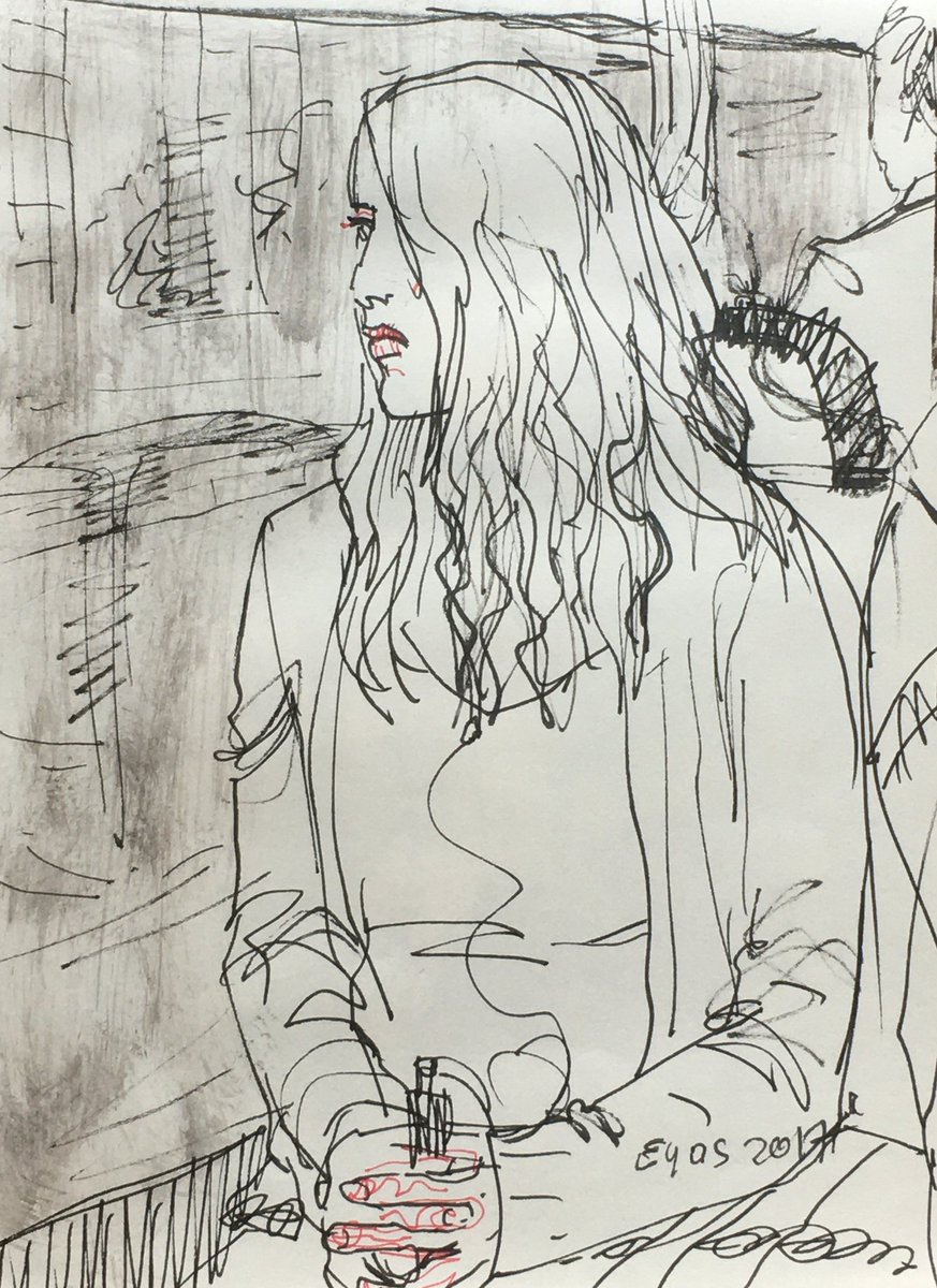 Eyas965's tweet photo. 2017
#life_drawing_plus
#sketchbookdrawing
#inkdrawing #art_collective #art_worldly #doodles #drawing #pencildrawing #people #inthebus🚌 #support #portrait #blackandwhite
#lineart #sanat #güzelsanatlar #finearts #lineart
#فن_تشكيلي #رسم_حر #اسكتش https://t.co/oTotoqCZr7