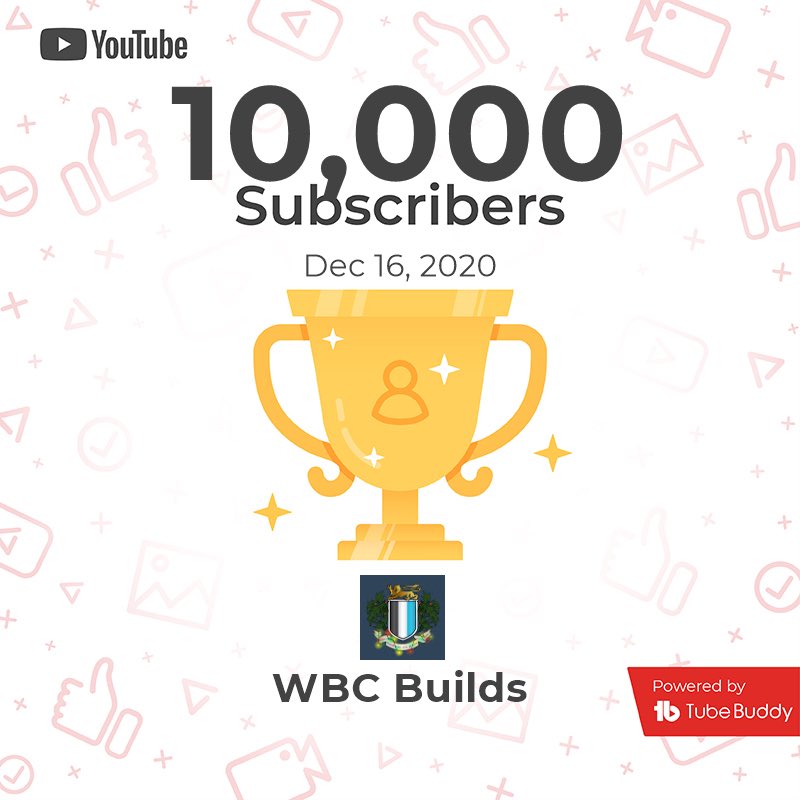 10,000 subs, I’m speechless😵 

Thank you all so much for the support over this trying year. Looking back 12 months ago I never would have dreamed of reaching this milestone before 2020 was out! 

let’s see how far we go over the next 12 months

Love you all😘 stay safe out there