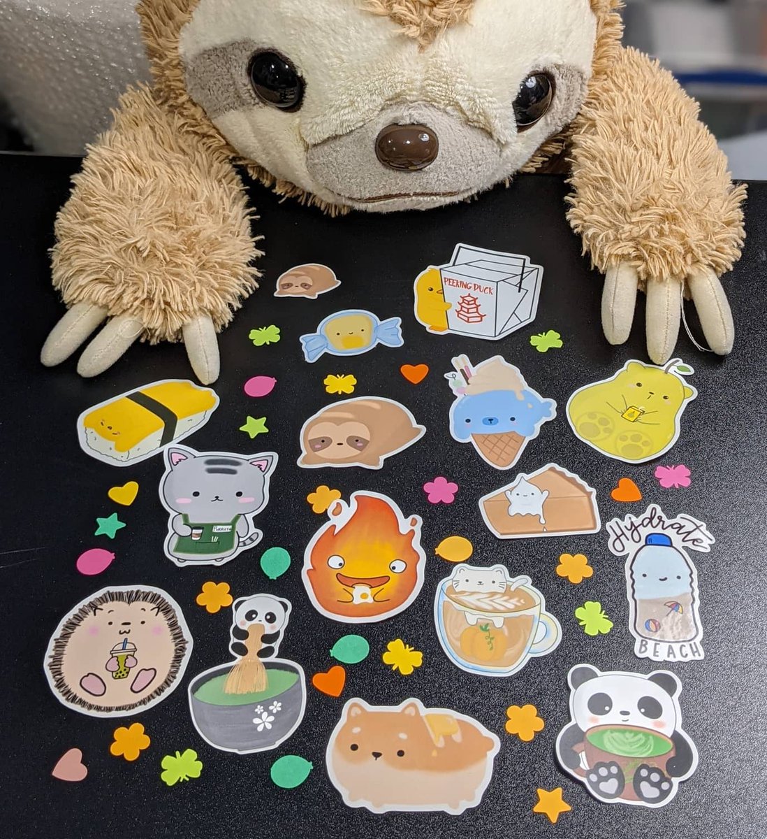 LoveMrSloth's tweet photo. I opened my sticker order from @misohappystudio today. I ordered one of each sticker available at the time and got a couple of bonuses! I received not only one, but TWO cute slothy stickers! It's called a "sloaf" bc it's…

📸 https://t.co/SMY1l08cf5 via https://t.co/vSLug9wUvm https://t.co/xxJQQSfj7r