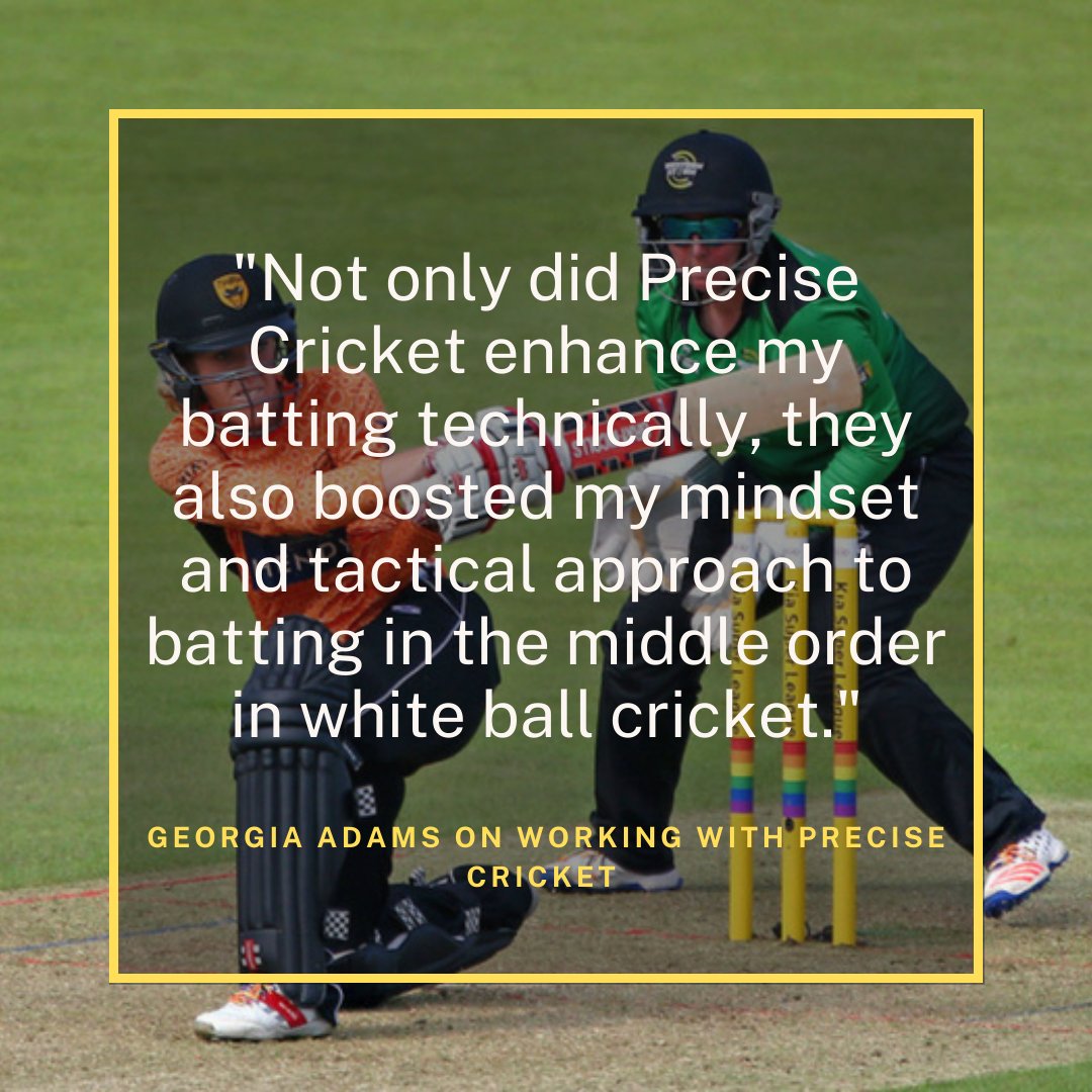 QUOTE OF THE DAY

Todays testimonial comes from <a href="/GeorgiaAdams01/">.GeorgiaAdams.</a>

#quoteoftheday #MondayMotivation #SouthernVipers #Womenscricket