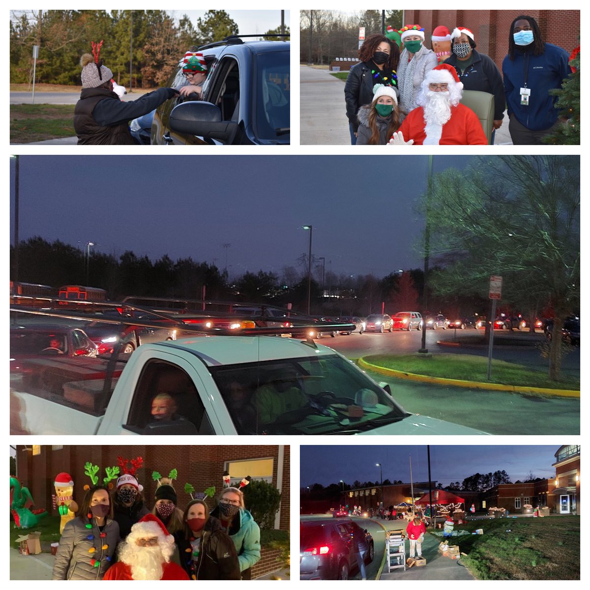 SUTTitle1's tweet photo. Showing our Scottie love to over 350 children last night. Books and tons of candy filled excited hands during Sutherland’s first Title I Holiday Family Drive Thru. What a special gift to see our  virtual kids ‘in person’! @sutscotties @Din_CoSchools https://t.co/JGzl7u5r6n
