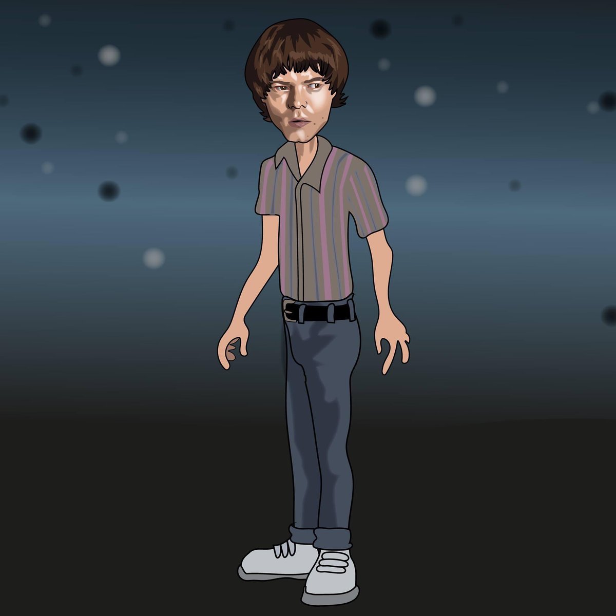 ianvincible's tweet photo. Day 16 - it’s everyone’s favourite photographer/stalker... Jonathan
#strangerthings #strangerchristmas #jonathanbyers #illustration #advent https://t.co/ZIoAGGsIx6
