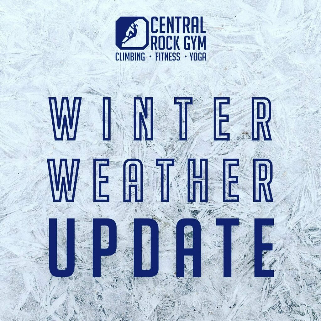 crghadley's tweet photo. Attention climbers, we will be opening at 2pm tomorrow, Thursday 12/17  due to the storm. We be open normal hours, until 9:30pm tonight. https://t.co/kFGmU1TEYw https://t.co/tnYzbqdCav