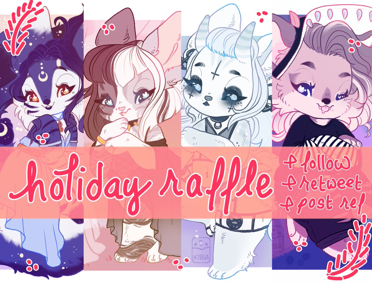 TheKibaMonster's tweet photo. 💖🎄Holiday Raffle🎄💖

-Follow, retweet &amp; post a sfw ref in the comments!
-One winner! (second will be added if we get 100 entries)
-Winner gets a chibi like the examples!
-Ends on December 30th at 12 pm est!
-No giveaway accounts

Good luck, love you guys!
⛄️ https://t.co/mLgU29Ggor