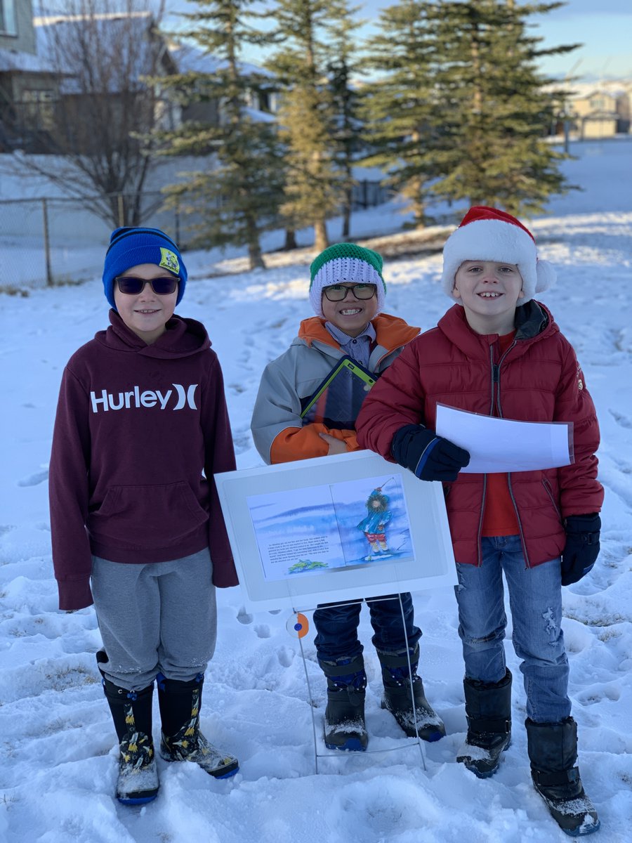 Mrs. Rennie's Grade 3s took part in their first #trailtales <a href="/Heloise_Lorimer/">Heloise Lorimer School</a>!  Embedding literacy and wellness has never been so fun! <a href="/EverActiveAB/">Ever Active Schools</a> #rvsed #abed #literacymatters #wellness