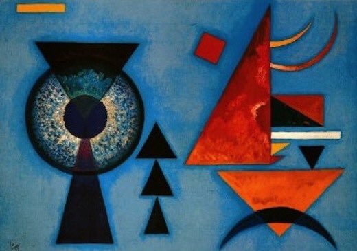 "The deeper the blue becomes, the more strongly it calls man towards the infinite, awakening in him a desire for the pure and, finally, for the supernatural. The brighter it becomes, the more it loses its sound, until it turns into silent stillness and becomes white." ~ Kandinsky